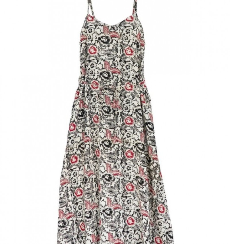 Camisole Dress - Black Red