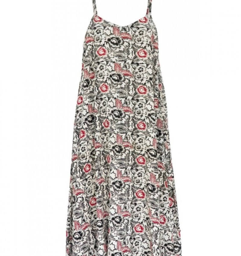 Camisole Dress - Black Red