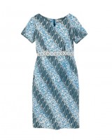 Y-line Dress - Blue & Green Y-line Dress - Blue & Green