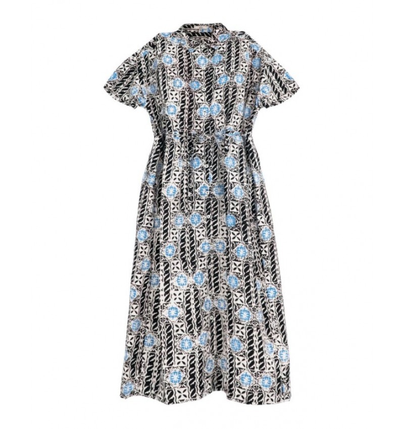 Shirt Dress - Twist in Blue Shirt Dress - Twist in Blue