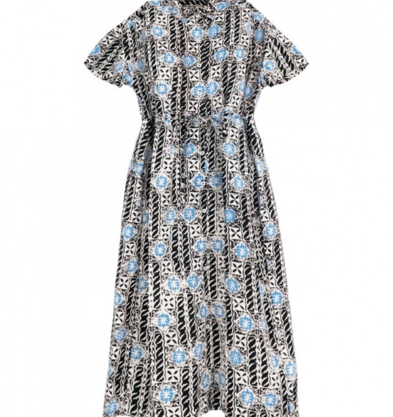 Shirt Dress - Twist in Blue
